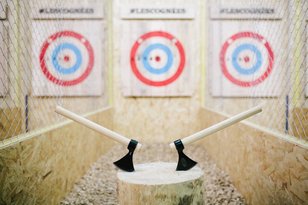 Lancer de haches aux Cognées
