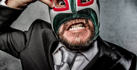 Catcheur dans un team building insolite